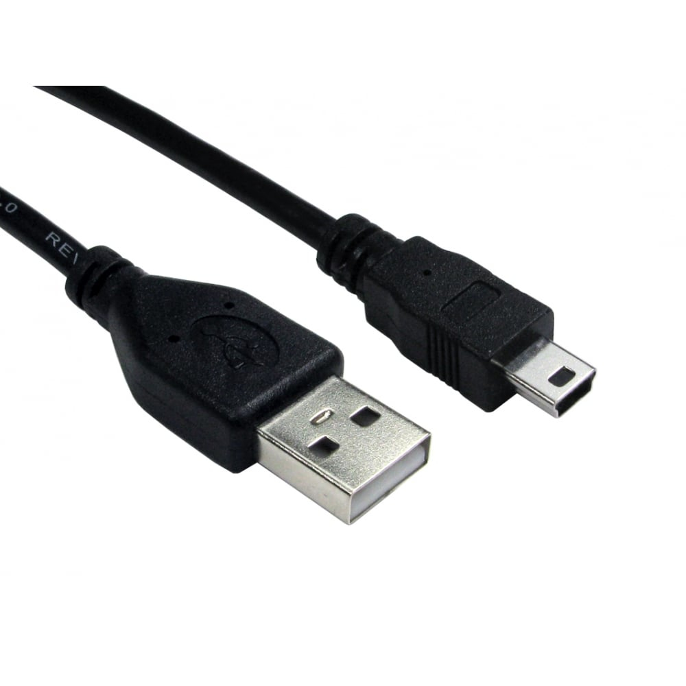 Cables Direct 99CDL2-0623 USB cable 3 m USB 2.0 USB A Mini-USB B Black - 99CDL2-0623